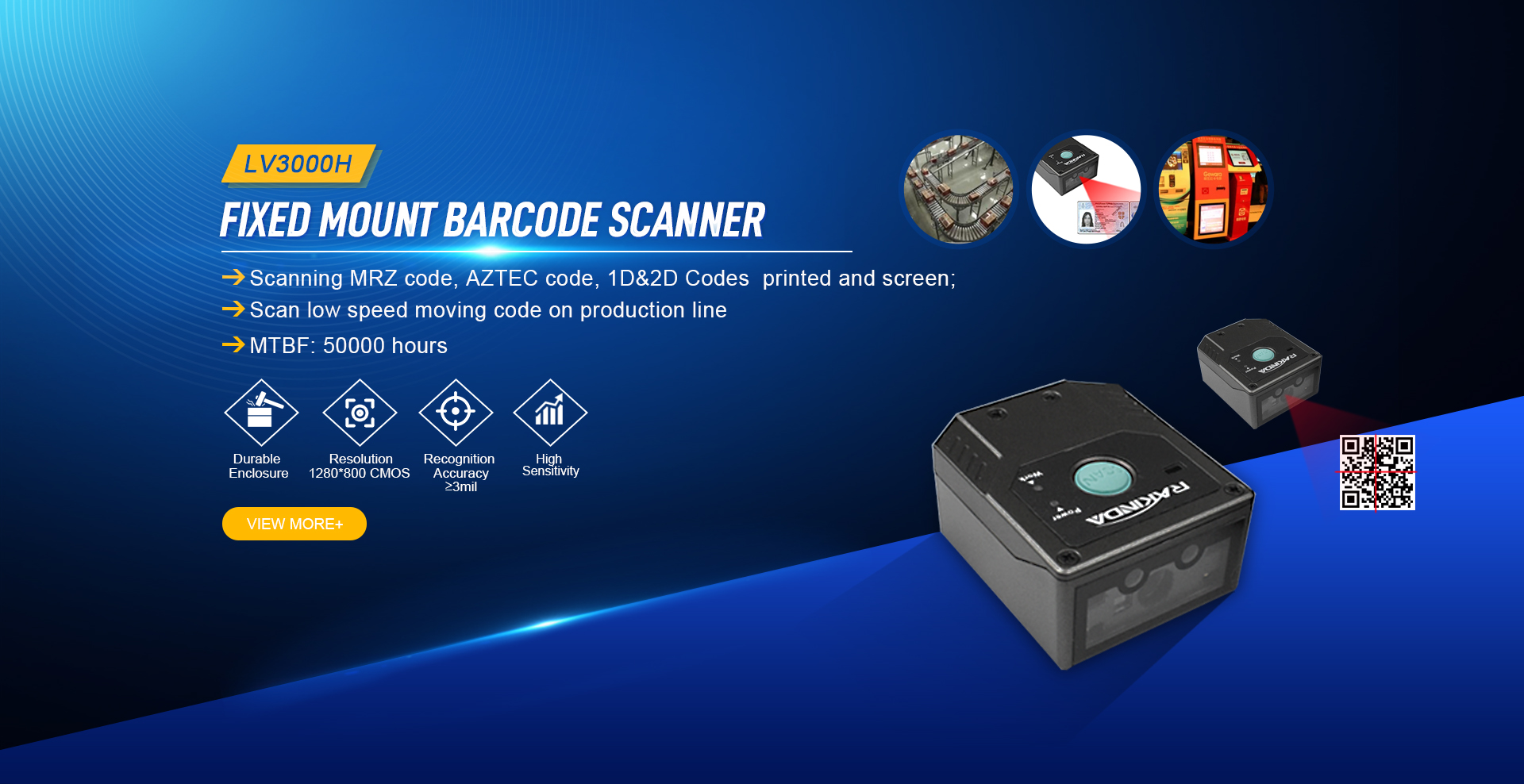 Fixed Mount Barcode Scanner