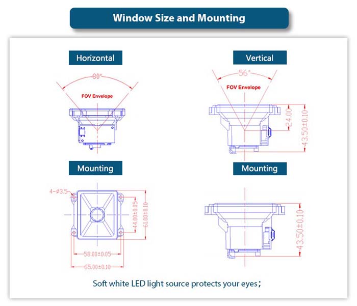 LV4200-PT 2D Barcode Scanner Module