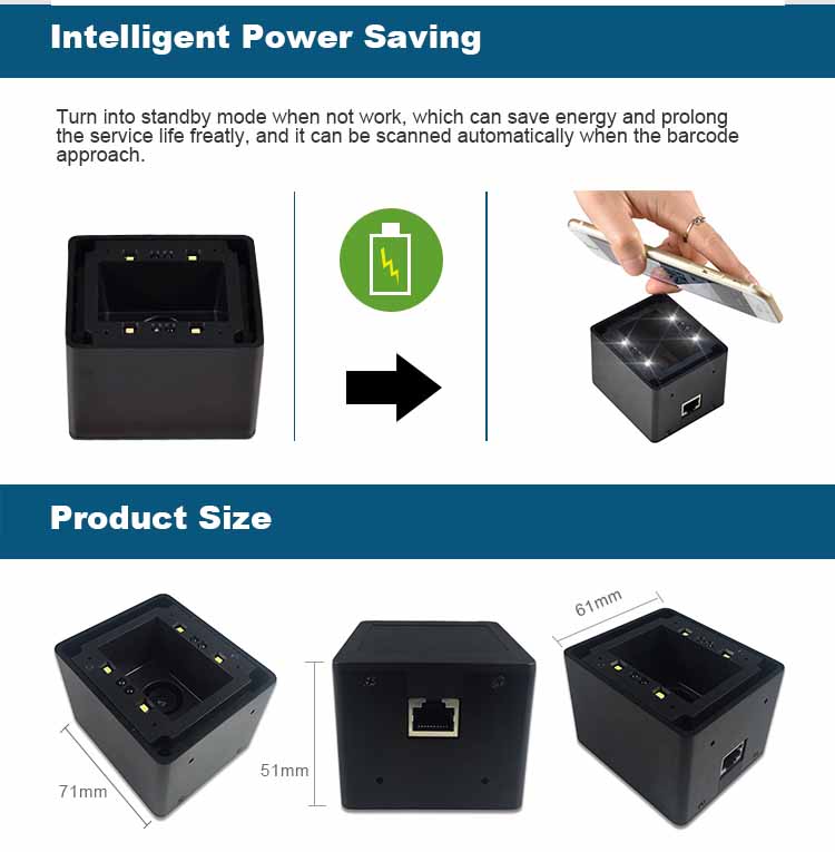 RD4500I QR Code Reader Scanner USB RS232 OEM