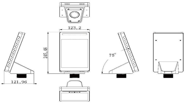 F3 3D Version Face Recognition Termial