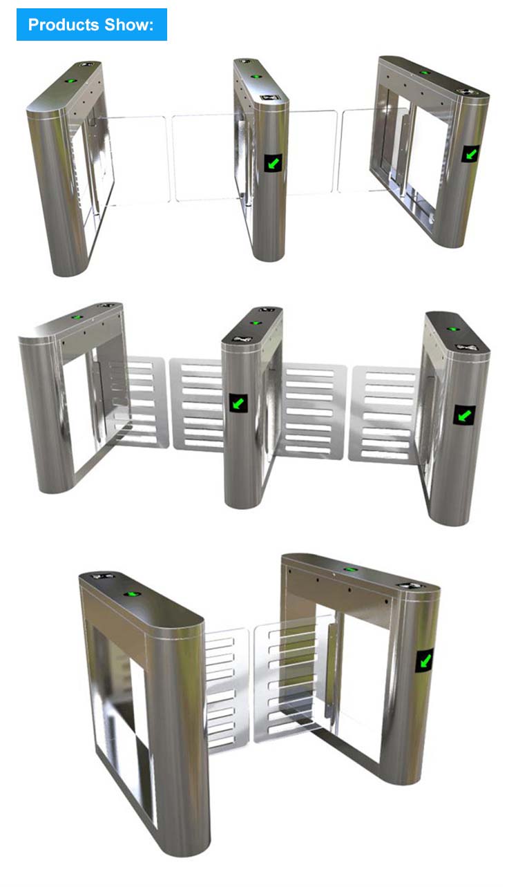 SM-B09BD Automatic Flap Barrier Gate Access Control System