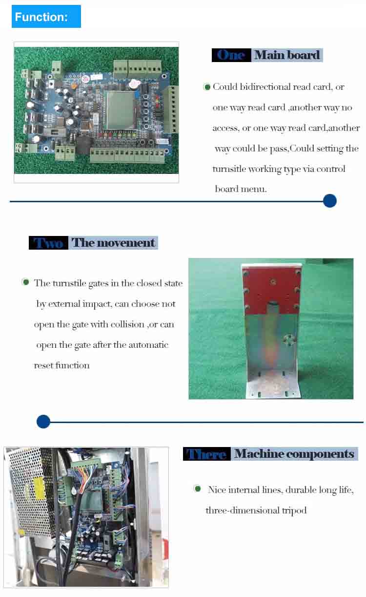 SM-B09BD Automatic Flap Barrier Gate Access Control System