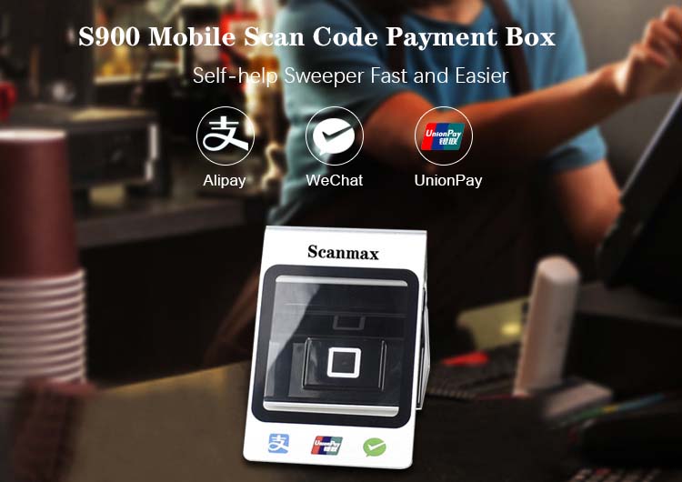 S900 Desktop 2D Barcode Scanner Payment for Mobile phone
