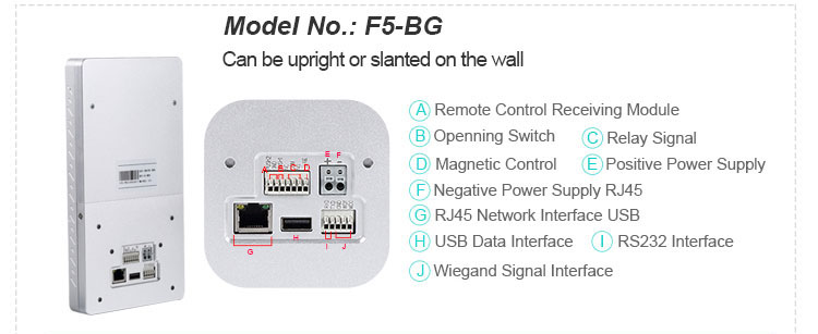 F5-BG Binocular Camera Face Recognition Terminal