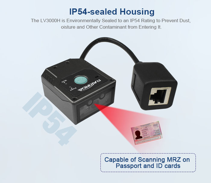 LV3000H Fixed Mount 2D Barcode Scanner