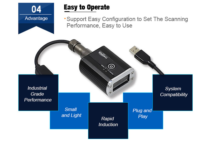 LV3000U PLUS Industrial Barcode Scanner Module