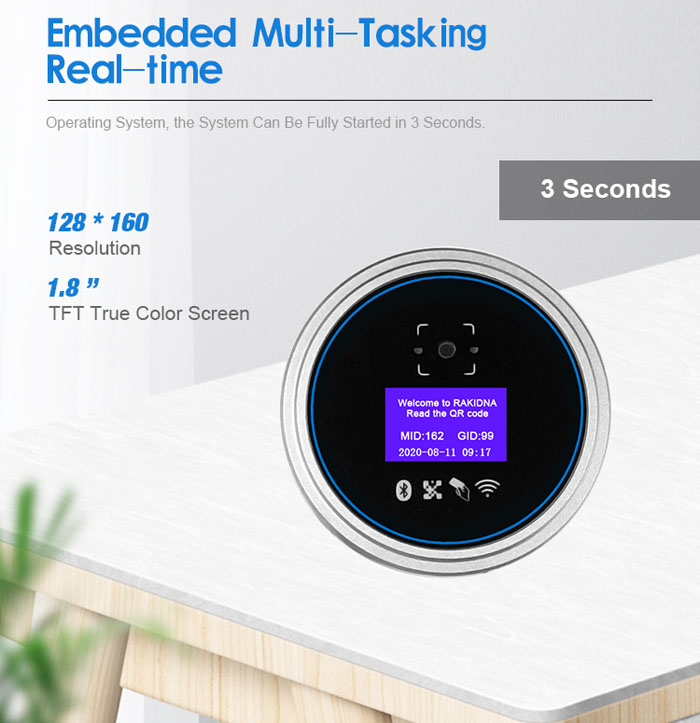 RD008 QR Code Access Control Machine