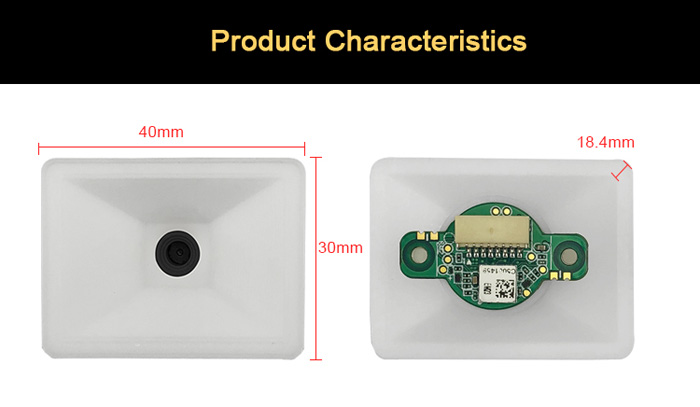 LV5200 RS232 2D QR Fixed Mount Barcode Scanner