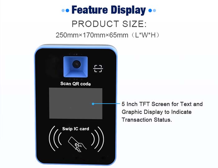 RD300 2D Barcode QR Code Scanner NFC Access Control Card Reader