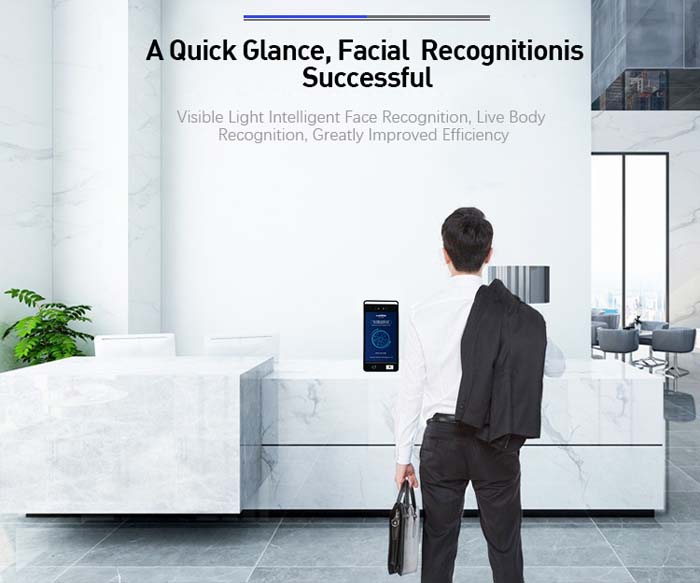 F5Pus Face Recognition IC Card and QR Code and Access Control Machine