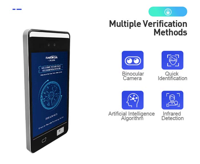 F5Pus Face Recognition IC Card and QR Code and Access Control Machine