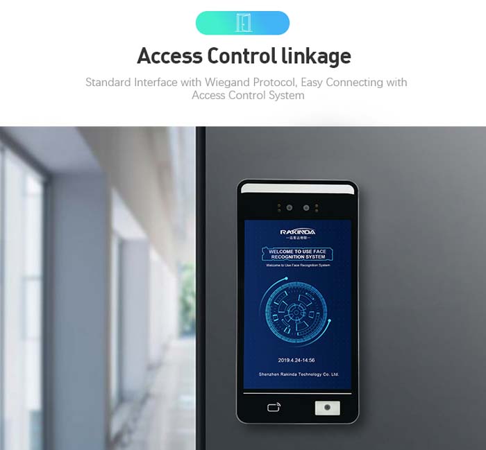 F5Pus Face Recognition IC Card and QR Code and Access Control Machine