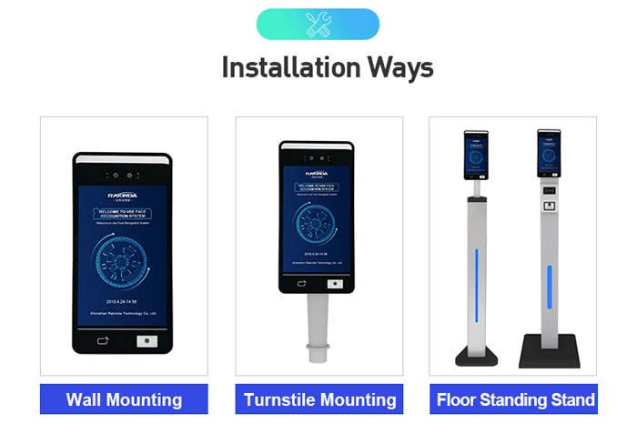 F5Pus Face Recognition IC Card and QR Code and Access Control Machine