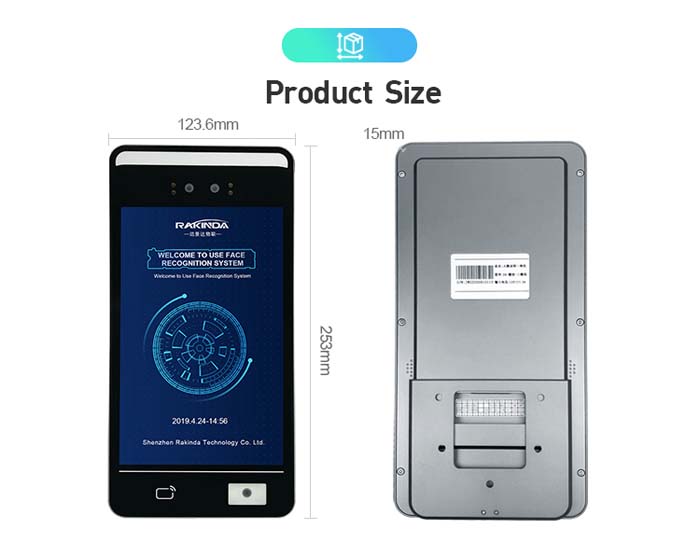 F5Pus Face Recognition IC Card and QR Code and Access Control Machine