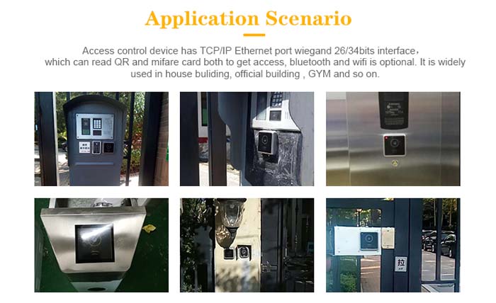 RD006 RFID 2D QR Code Reader Wifi Barcode Scanner for Access Control