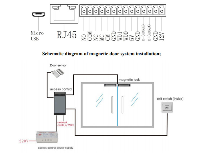 F2 Binocular Camera Face Recognition Attendance Machine