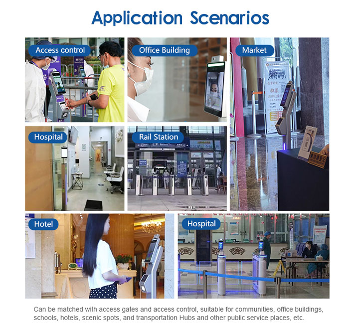 F3-FHS Office Access Control for Temperature Face Recognition