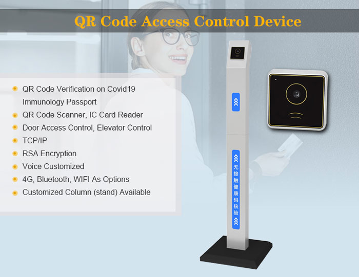 RD006 RFID 2D QR Code Reader Wifi Barcode Scanner for Access Control