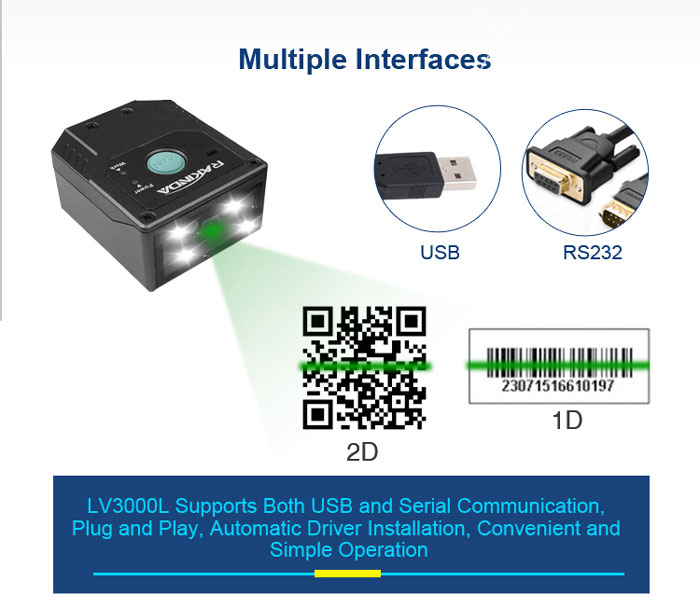 LV3000L OEM Long Range QR Code Scanner