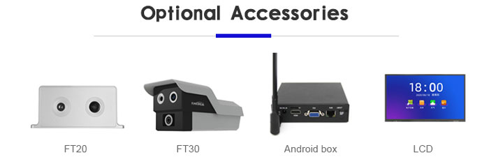 TM2 Multi-person Face Recognition Temperature Measurement System