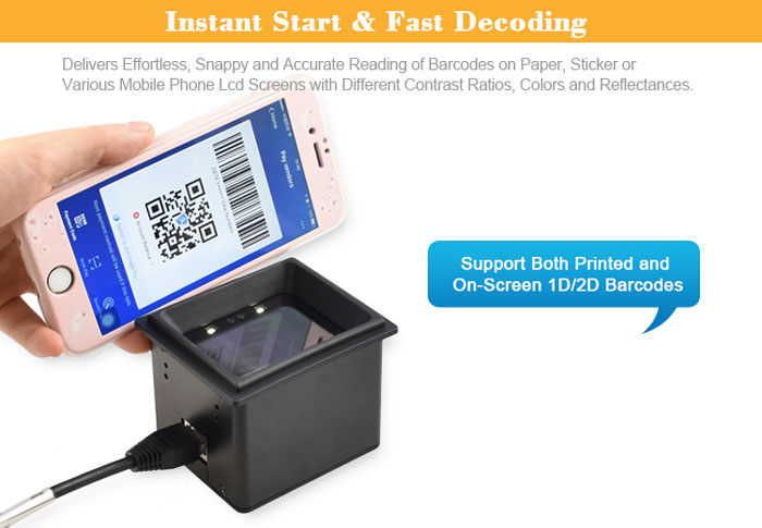 RD4600 Fixed 2D Barcode Reader Scanner Module