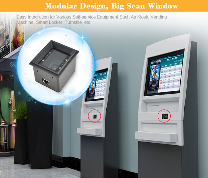 RD4600 Fixed 2D Barcode Reader Scanner Module