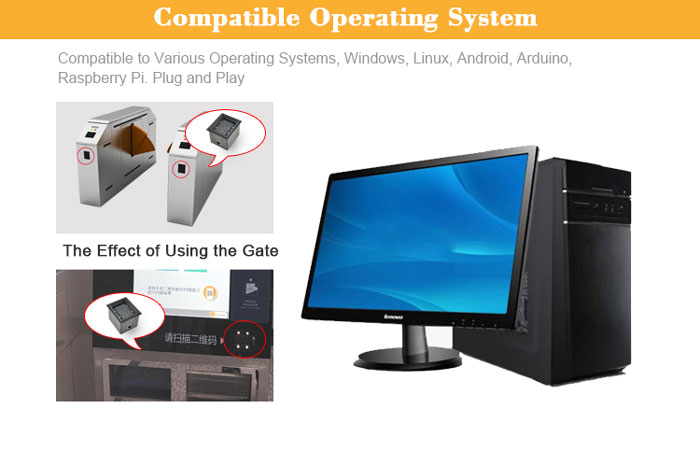 RD4600 Fixed 2D Barcode Reader Scanner Module