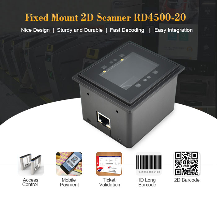 RD4500-20 2D Barcode Reader Scanner Module