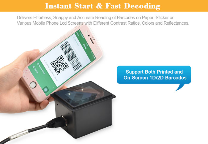 RD4500-20 2D Barcode Reader Scanner Module