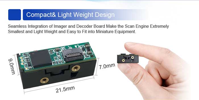 LV2097 The smallest Barcode Scanner Engine