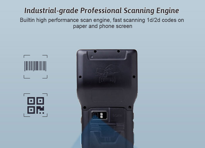 RK550X  POS Terminal Handheld  Bluetooth Barcode Scanner