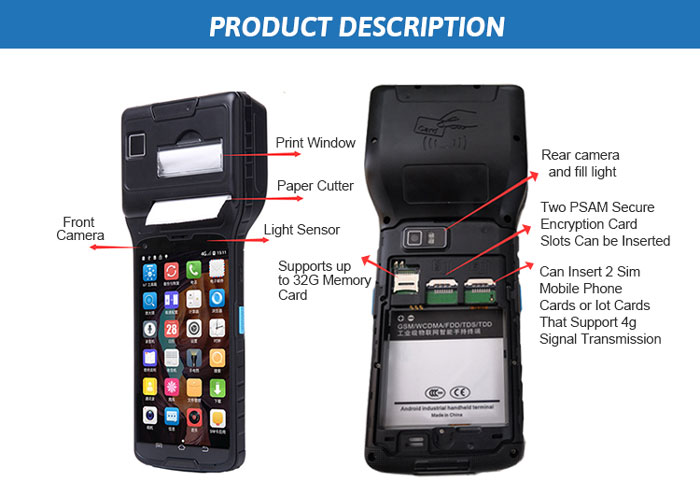 RK550X  POS Terminal Handheld  Bluetooth Barcode Scanner