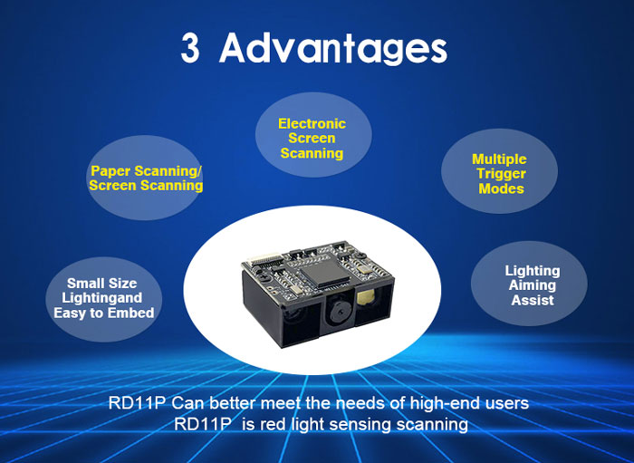 RD11P OEM Small Barcode Engine