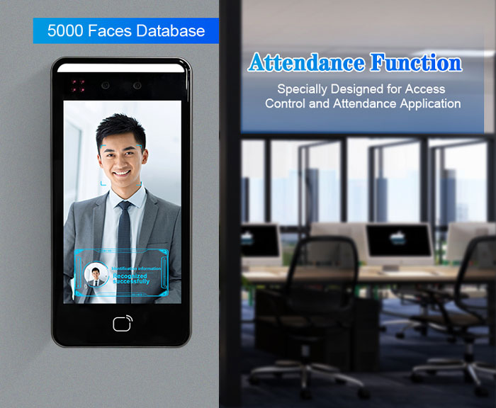 F1 Face Recognition Attendance and Access Control Terminal