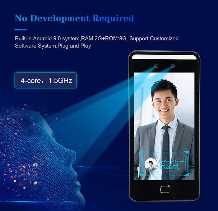 F1 Face Recognition Attendance and Access Control Terminal