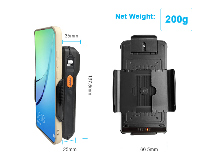 LVB02A Bluetooth Barcode Scanner WIFI RFID Reader