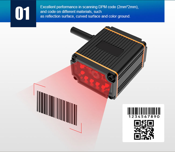 RK65 Industrial Fixed Barcode Scanner