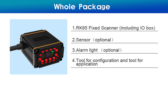 RK65 Industrial Fixed Barcode Scanner
