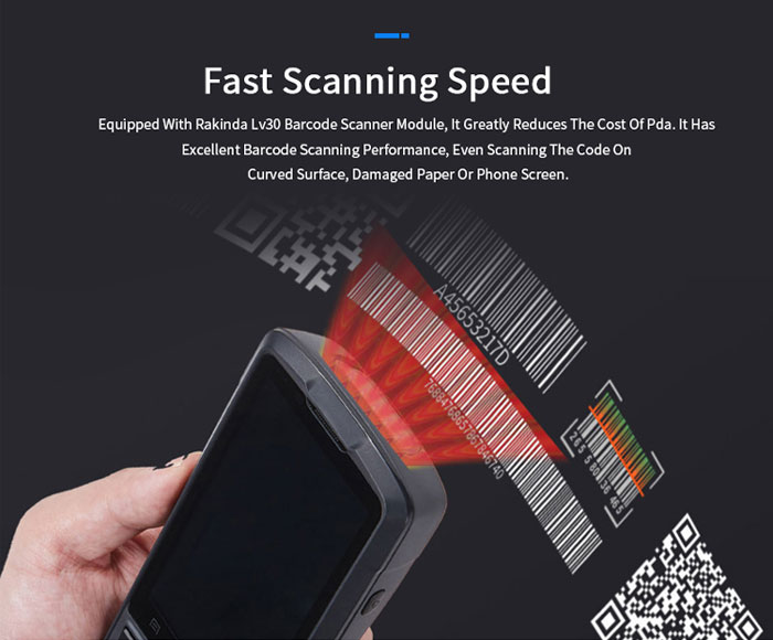 S2 PDA Handheld Barcode Scanner with Eu Digital Vaccine Passport