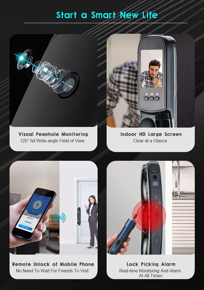 Face ID Smart Door Lock for home