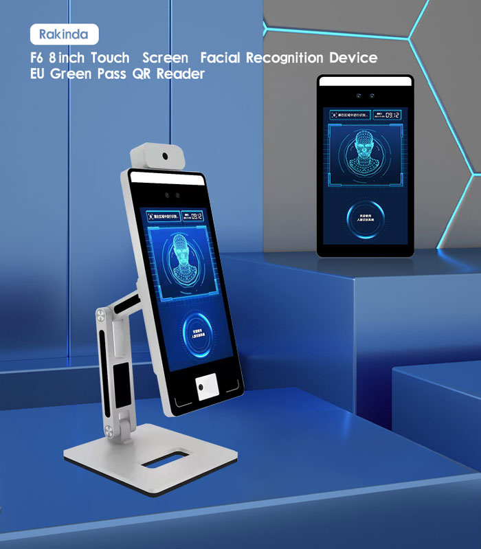 F6 Facial Recognition Temperature Scanner with infrared thermal