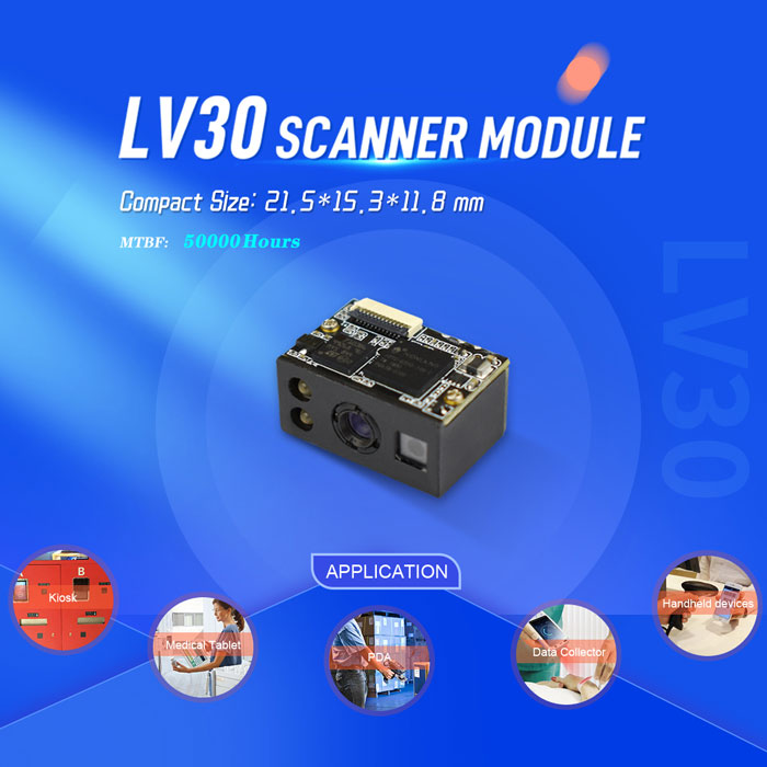 QRcode scanner module LV30 is suitable for use in products embedded in various industries