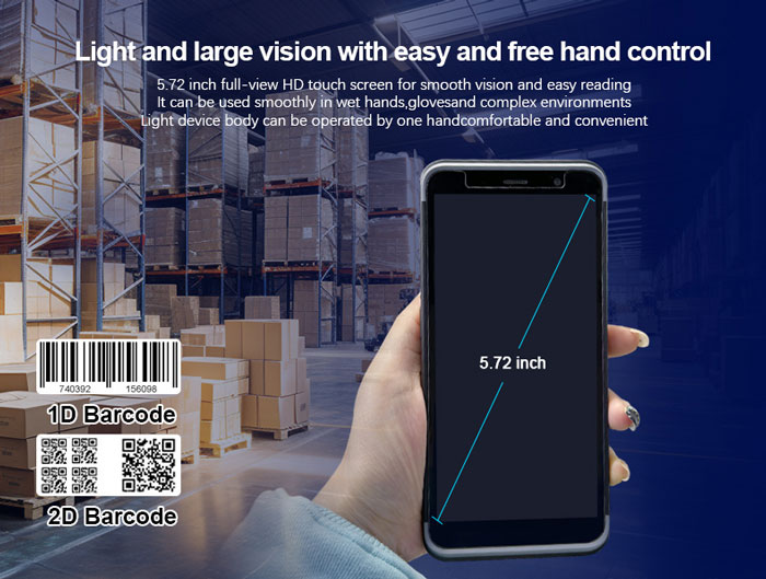 S80  Android Handheld PDA Barcode Scanner