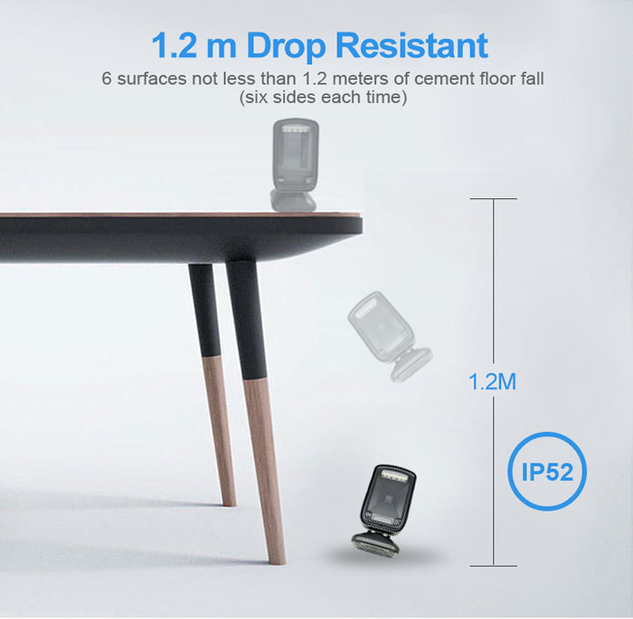 RD8402V Desktop Mobile Payment Box Barcode Scanner