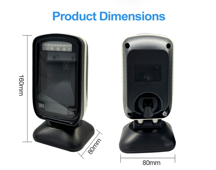 RD8402V Desktop Mobile Payment Box Barcode Scanner