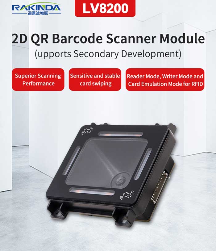 LV8300 NFC fixed barcode scanner