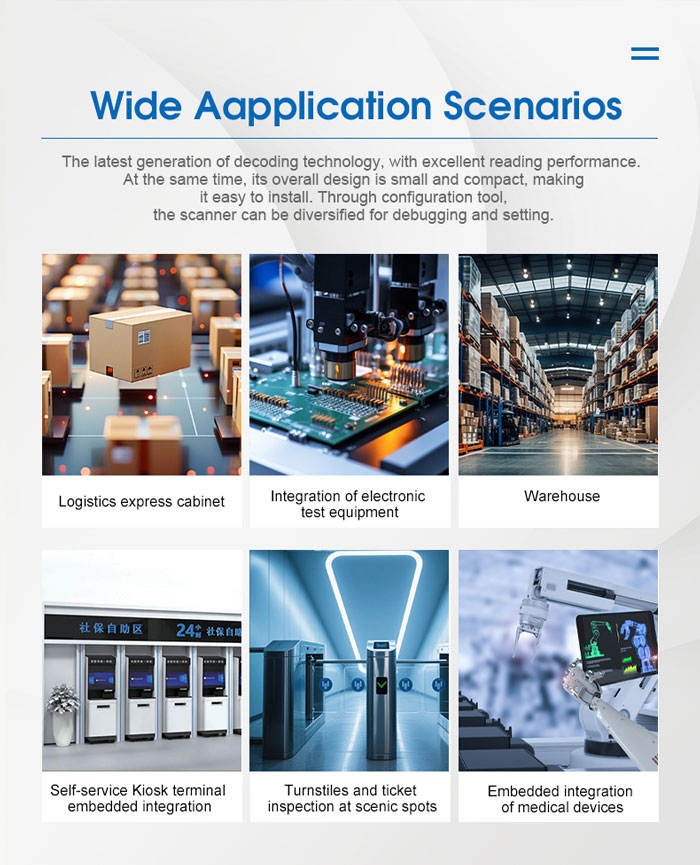 LV3000T Embedded Barcode Scanner Module