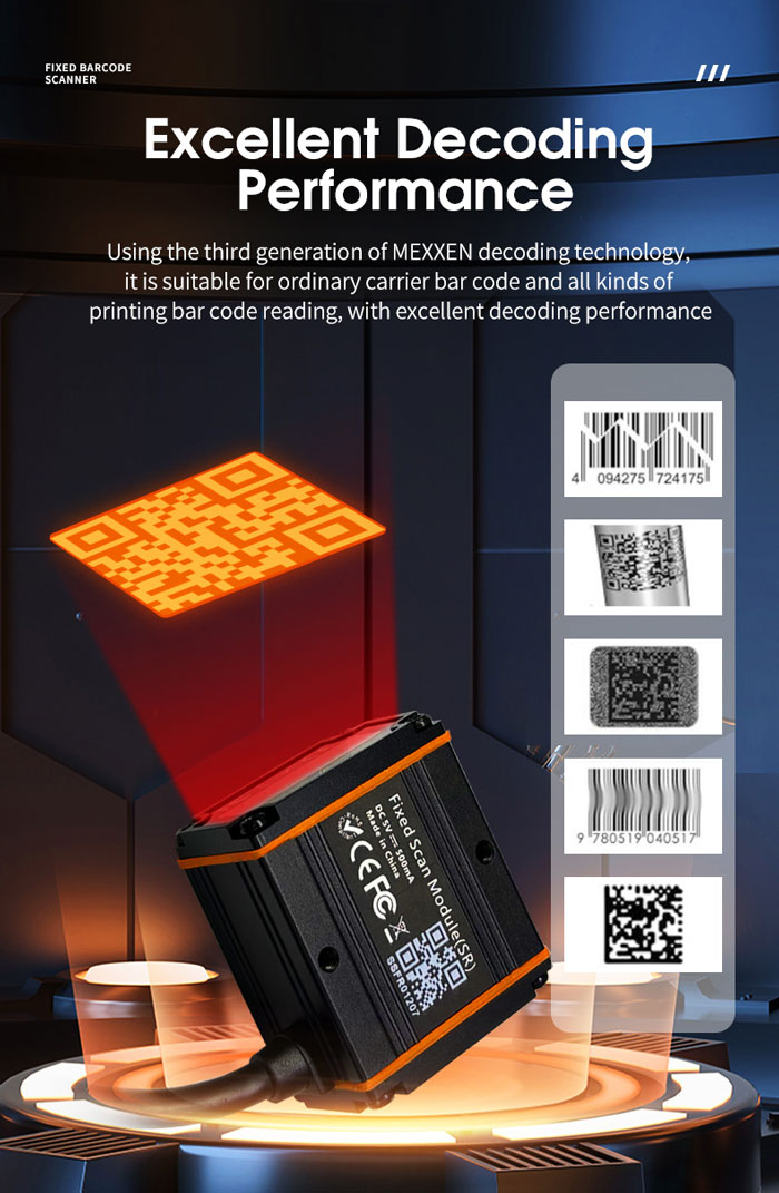 LV3000P Fixed Barcode Scanner for Harsh Environments