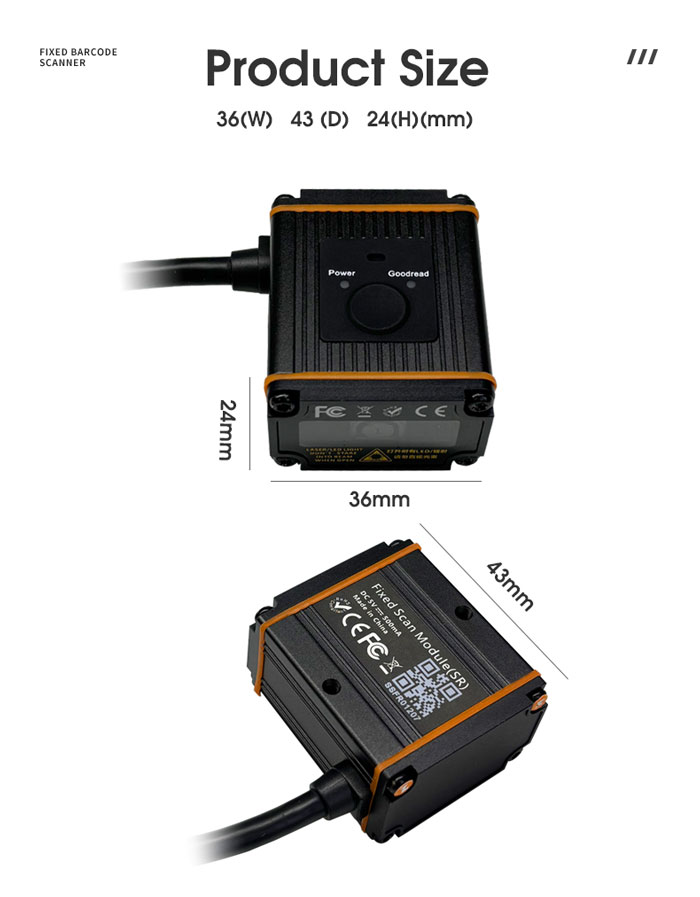 LV3000P Fixed Barcode Scanner for Harsh Environments