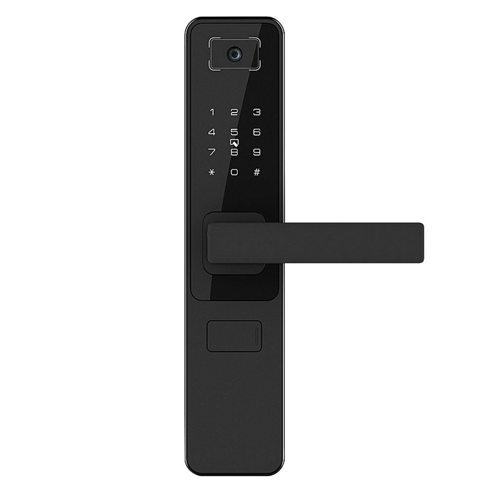 Smart Door Lock with Barcode Scanner, Digital Password Touch Screen